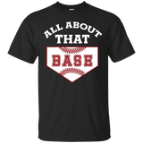 All About That Base Funny Baseball T-shirt_black