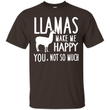 Llamas Make Me Happy You Not So Much Llamas