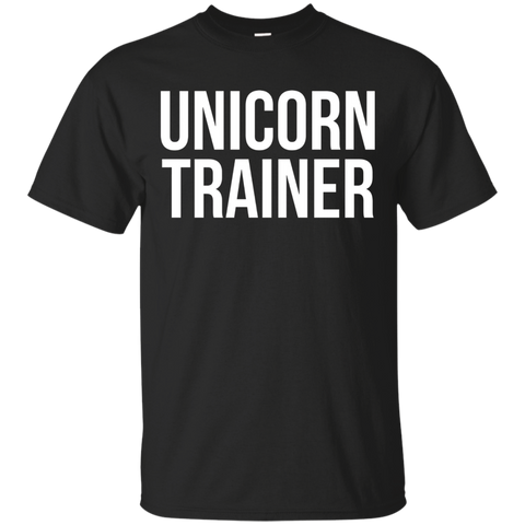 Unicorn Trainer T-shirt Funny Saying Sarcastic Novelty Humor_black=