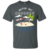 Watch out teacher on summer vacation T-shirt_Black