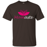 Womens Momaste Shirt for Yoga Moms Namaste_Black