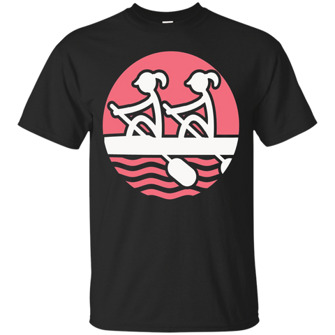 Rowing Girls - Funny Rowing T Shirt_Black