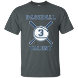 3 Year Old Baseball Birthday T-shirt - Cute Kids Tee_navy=