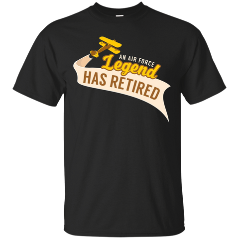 Cool T Shirt For Retired Grandpa. Air Force Retirement Gifts_black