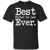 Women's Sister-in-law Gift - Best Sister-in-law Ever Shirt_Black