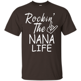 rockin the nana life shirt_Black