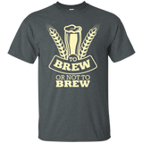 Brewmaster Shirt To Brew Or Not To Brew Homebrewing Gift Tee_black