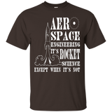 Rocket Science Tshirt for Aerospace Engineers and Scientists_Black