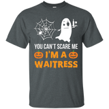 You Can't Scare Me I'm A Waitress Halloween T-shirt_black=