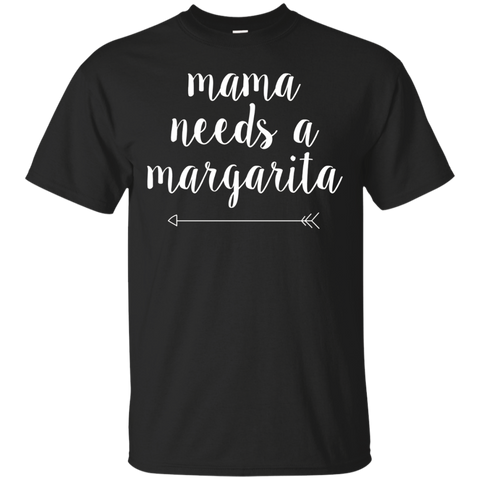 Women's Mama needs a margarita Mothers Day Mom T-Shirt_Black