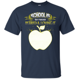 school is out forever tshirt for Retired Teacher Retirement_Black