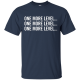 One More Level Gamer T-Shirt Funny Gaming Geek Tee_Black