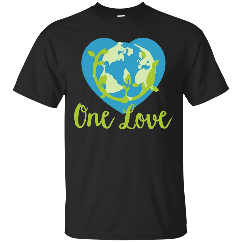 One Love Protect The Environment Stop Global Warming Tee_Black