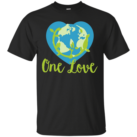 One Love Protect The Environment Stop Global Warming Tee_Black