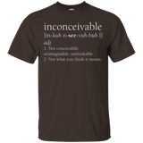 Inconceivable Definition Shirt, Funny Gift