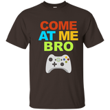 The COME AT ME BRO Controller video game t-shirt_Navy