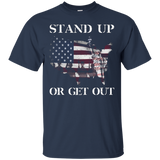 Stand Up Or Get Out American Flag Usa Lady Liberty Veterans_black=