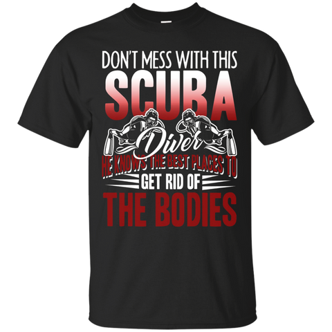 Scuba Diving T Shirt - Love Scuba Driver Shirt_black=