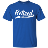 Retired Engineer Retirement Gift T-shirt_black=