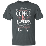 Copper And Tellurium- Scientist And Science Lover T-shirt_black