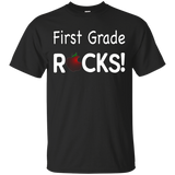 First Grade Rocks T Shirt Apple_black=