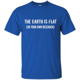 The Earth Is Flat Do Your Own Research t-shirt_Black