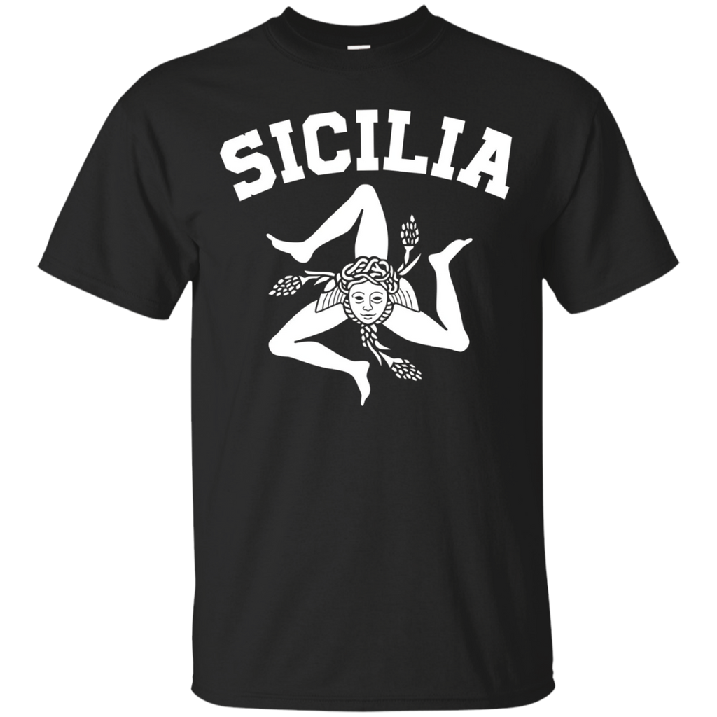 Sicilian Trinacria - Sicilia Pride T-Shirt_Black