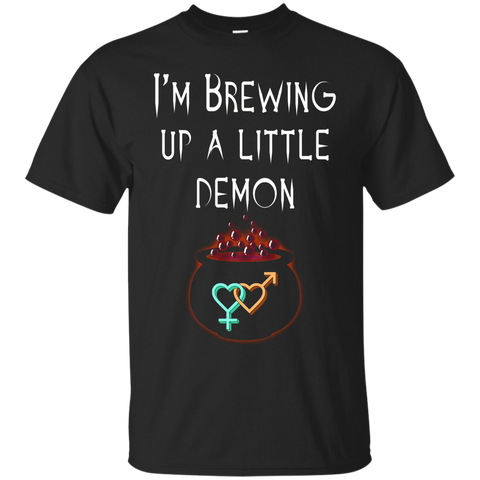 I'm Brewing Up A Little Demon Pregnancy Baby Due Mom T-shirt