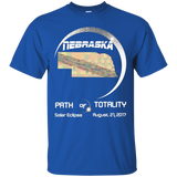 Nebraska path of totality solar eclipse T-Shirt_Black