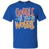 Gobble Till You Wobble Thanksgiving T Shirt_black