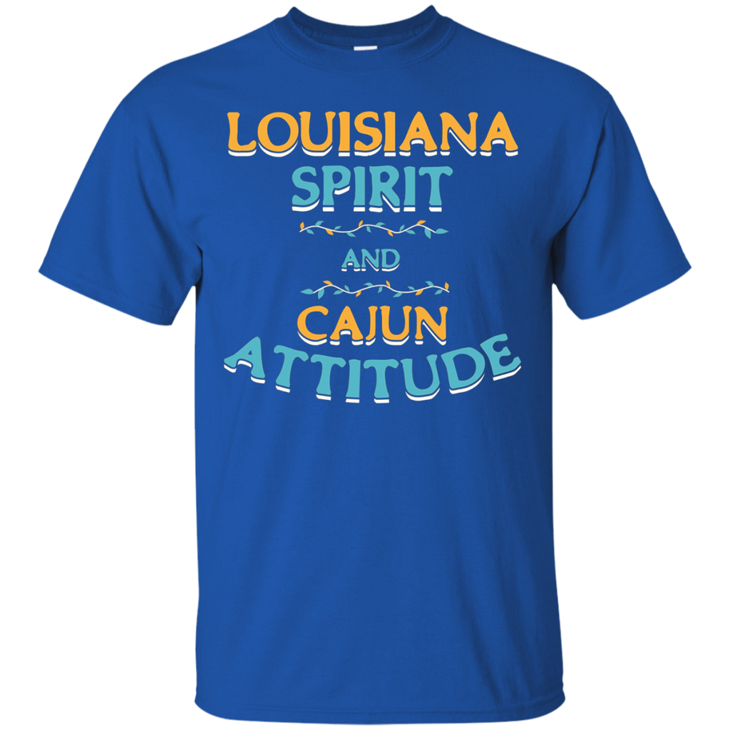 Louisiana Spirit And Cajun Attitude T Shirt
