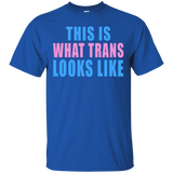 This Is What Trans Looks Like Transgender LGBT Pride T-Shirt_Black