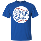 There is no Crying in Baseball T-Shirt by Baseball T-Shirt_Black