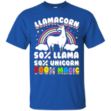 Llamacorn Shirt - Funny Unicorn Llama Shirt - 100% Magic