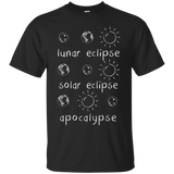 Lunar Solar Eclipse And Apocalypse Funny Science T-shirt