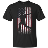 American Flag Baseball Shirt_black