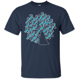 Suicide Prevention Awareness T Shirt Ribbon Tree_Black