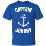 Captain Johnny T-shirt Personalized Boat Captain Shirt_black=
