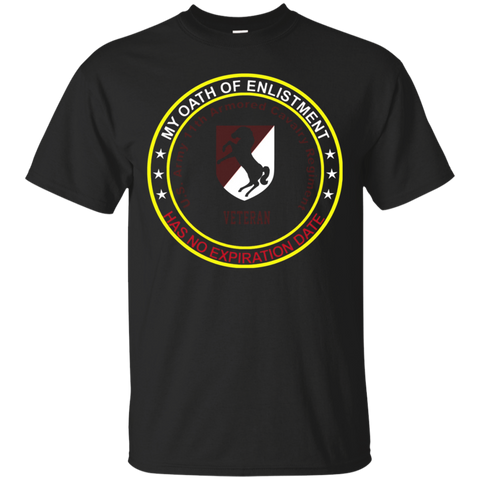 11th Armored Cavalry Regiment Veteran - My Oath Tshirt_black