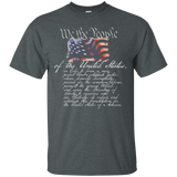 We The People U.S. Constitution Patriotic T-Shirt_Black