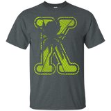 Halloween Letter K Texture Spidersilk Neon T-shirt_black=