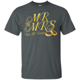 30th Wedding Anniversary T-shirt Mr&mrs Gifts For Couples_black