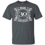 30th Thirtieth Wedding Anniversary Pearl Traditional T-shirt_black