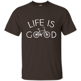 Life Is Good With Bicycle T-shirt