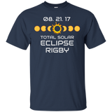 RIGBY IDAHO Solar Eclipse Souvenir Gift T Shirt_Black