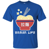 Ramen Life T Shirt, Tasty Anime Noodle Bowl, Student_Black
