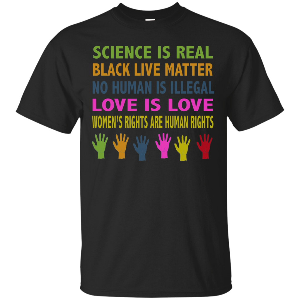 OFFICIAL Science is real black lives matter shirt_Black