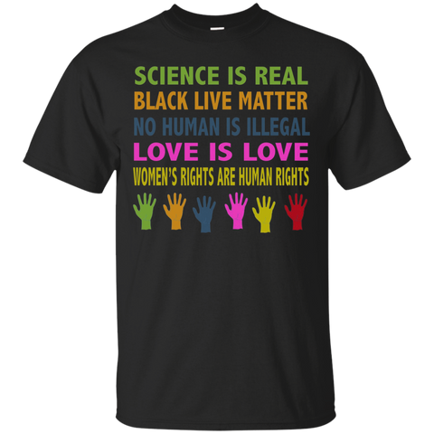 OFFICIAL Science is real black lives matter shirt_Black