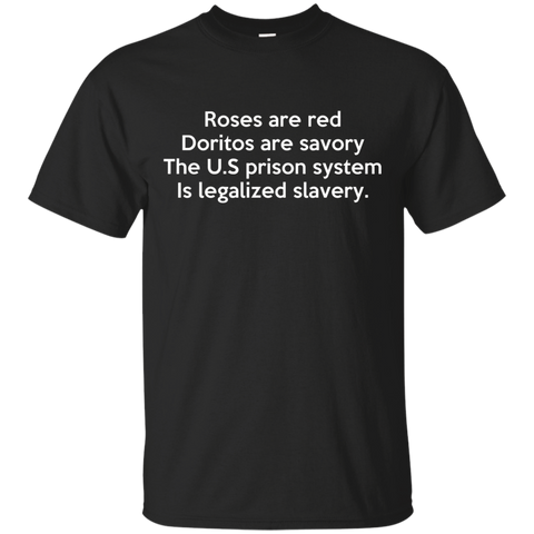 Roses Are Red Doritos Are Savory The U.S Prison T Shirt_Black