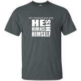My Pronouns Are His Shirt - LGBT Trans Pride Shirt_Black